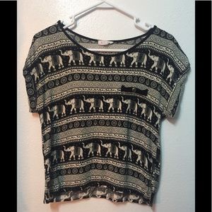 A’gaci Elephant crop top